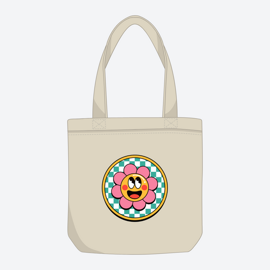 Happy Flower Tote Bag