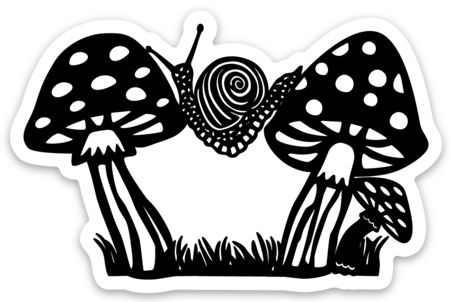 Sneaky Snail Sticker