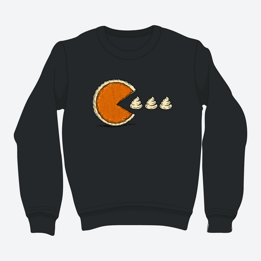 Pumpkin Pie Pac-Man Sweater