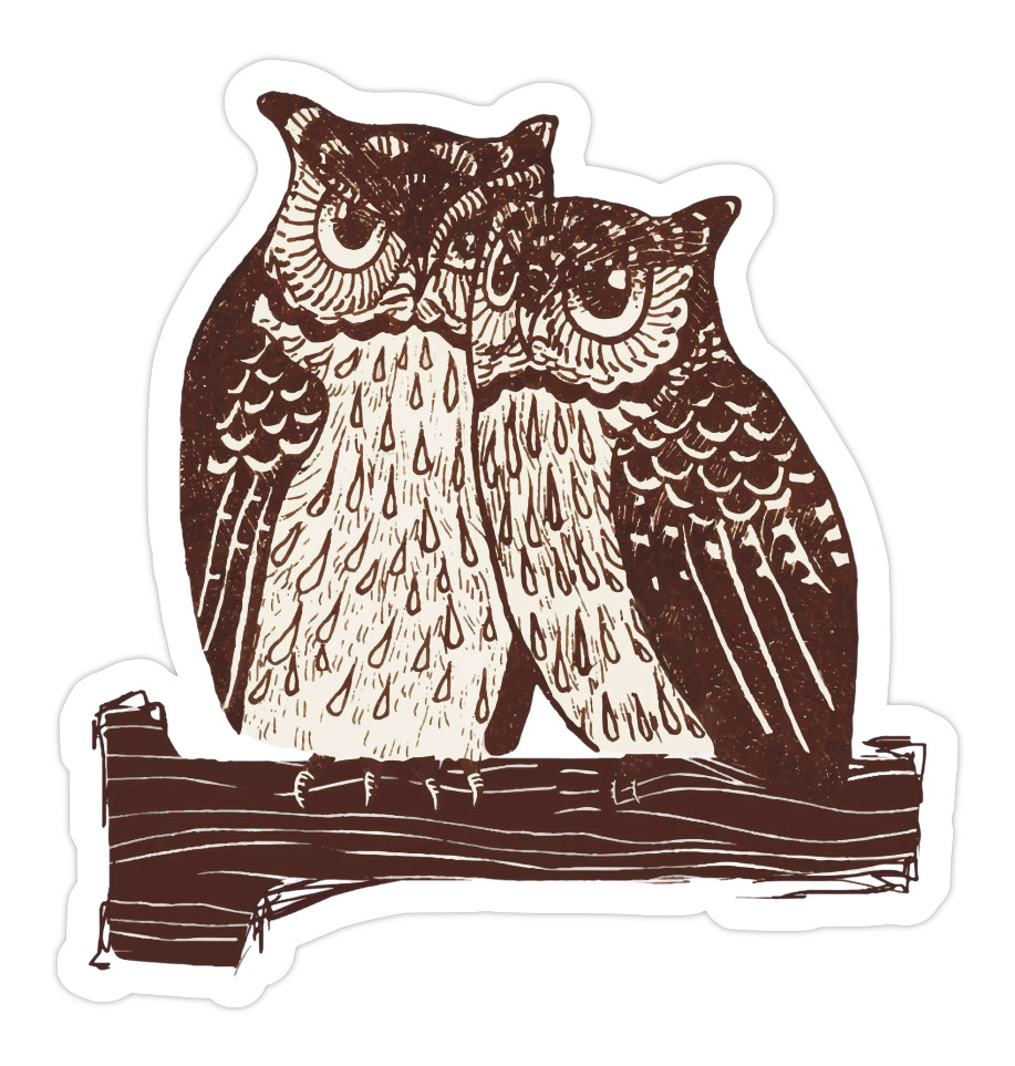 Judgy Owls Sticker