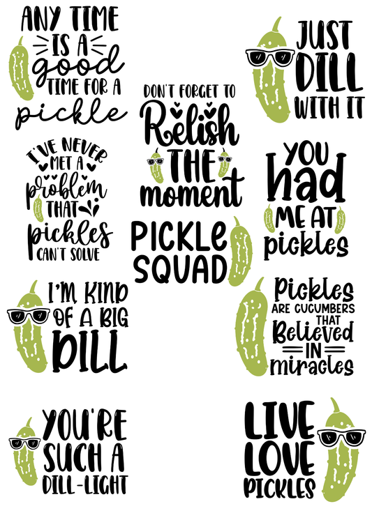 Pickle Affirmations Notepad