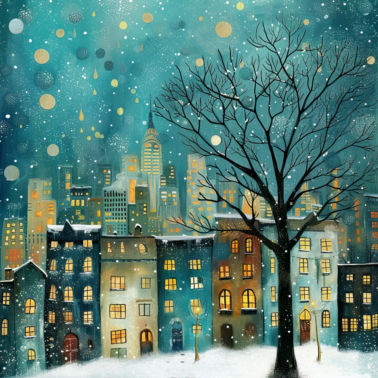 Winter Prints - Winter in the City