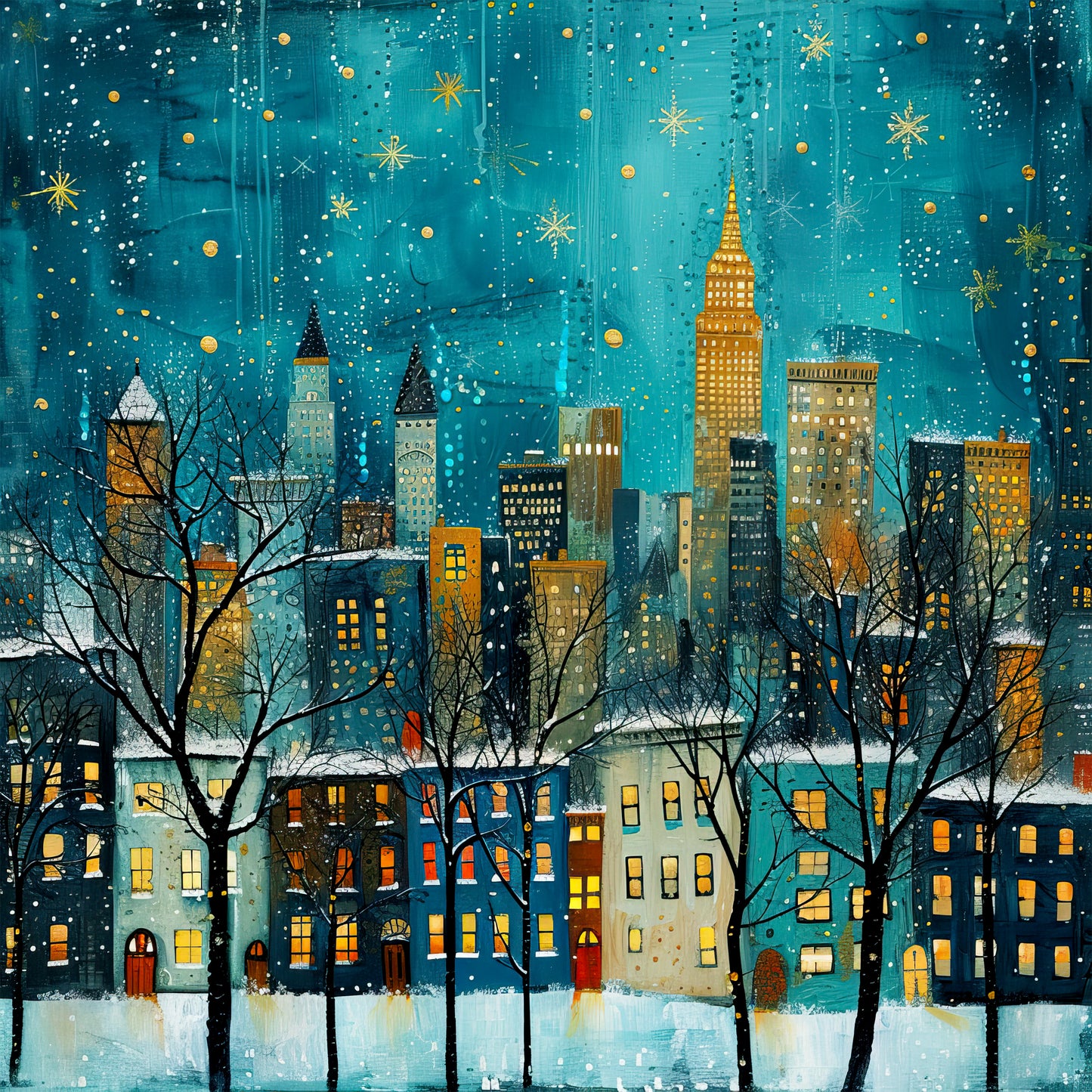 Winter Prints - Winter in the City