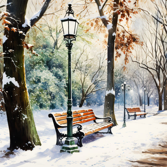 Winter Prints - Winter in the Park