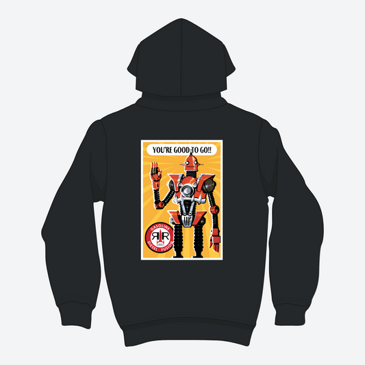 Fallout Red Rocket Zippered Hoodie