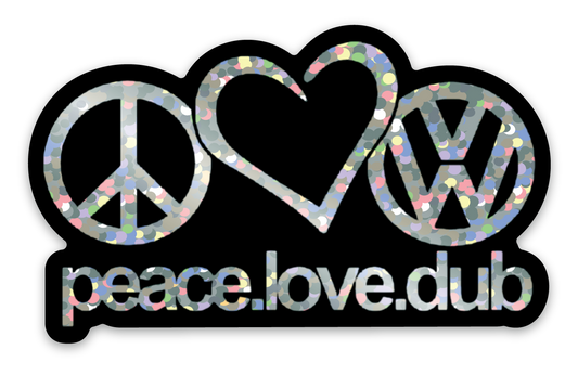 Peace-Love-VDUB Sticker
