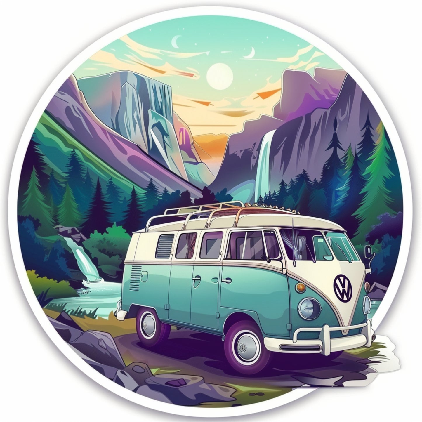VW Bus Fridge Magnets