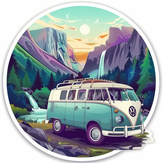 VW Bus Fridge Magnets