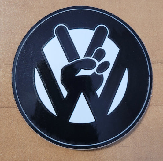 VW Peace Sticker